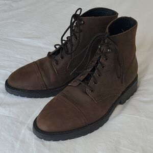 Thursday Boot Co. Ankle Boot, Men's 9, Brown Leather, Lace Up